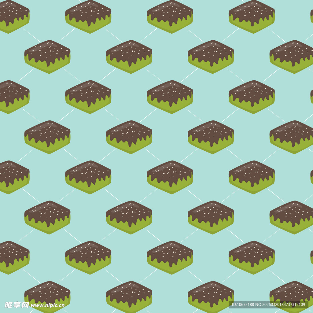 巧克力甜品图案背景