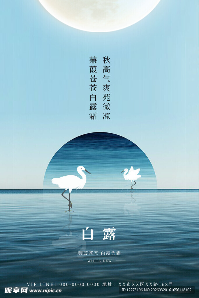 白露海报           