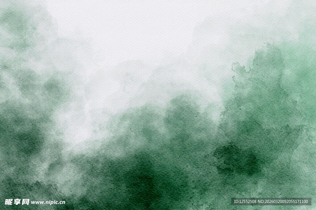 朦胧绿雾背景图