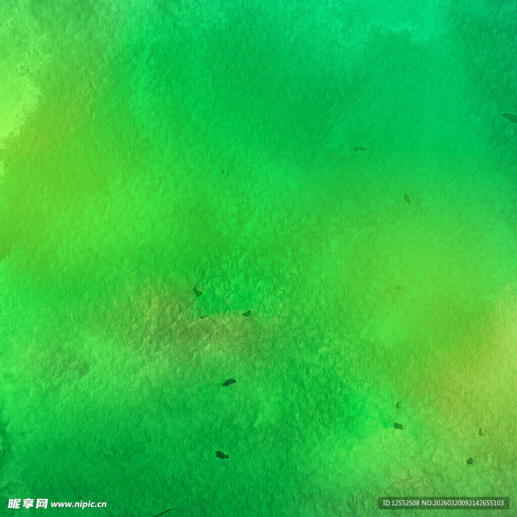 清新绿色水彩背景纹理