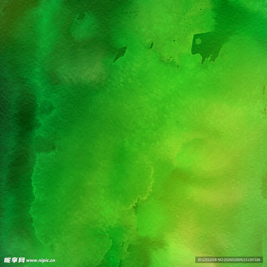 绿色梦幻水彩背景纹理