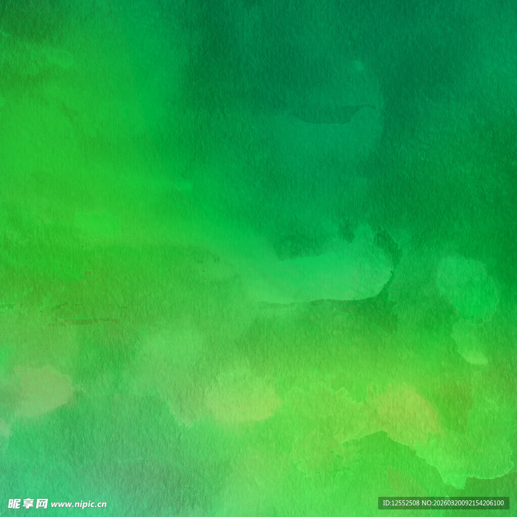 绿色梦幻水彩背景纹理
