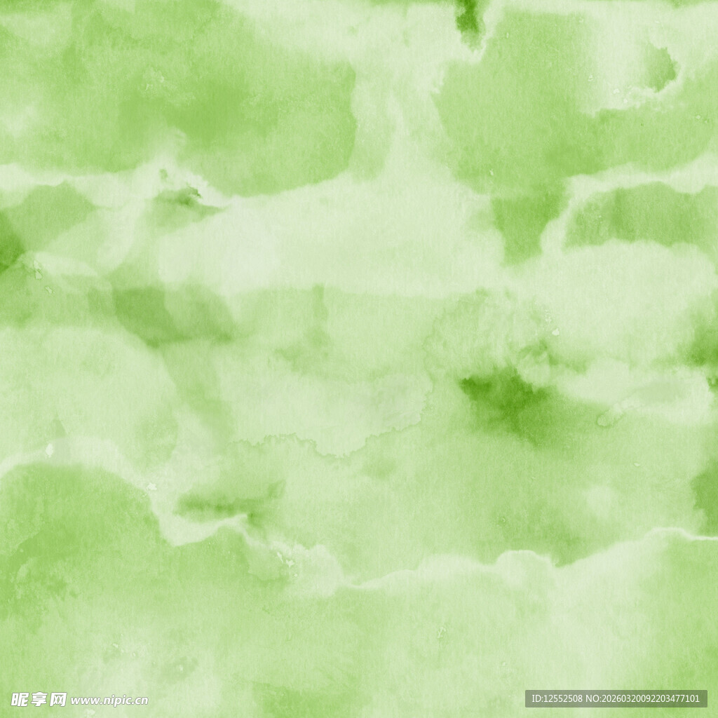 淡绿色水彩纹理背景图