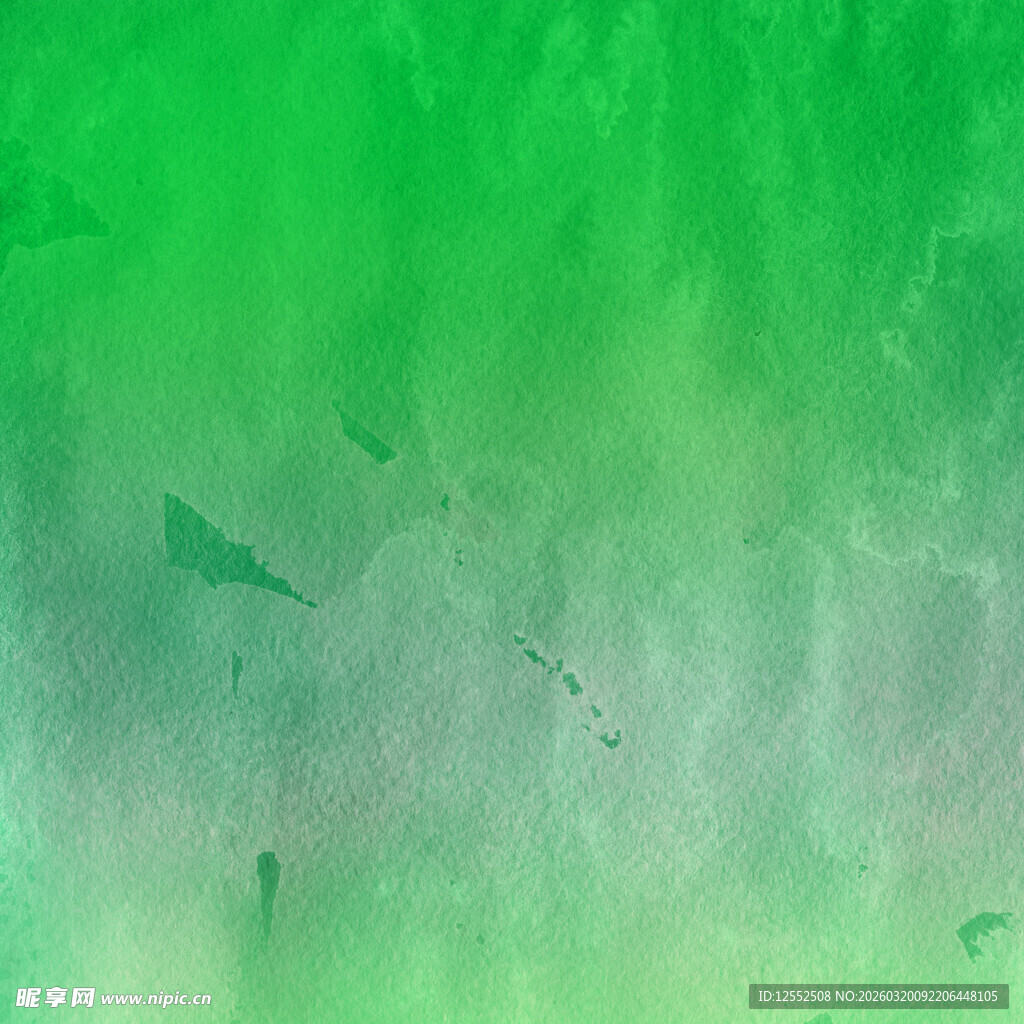 渐变绿色水彩背景纹理