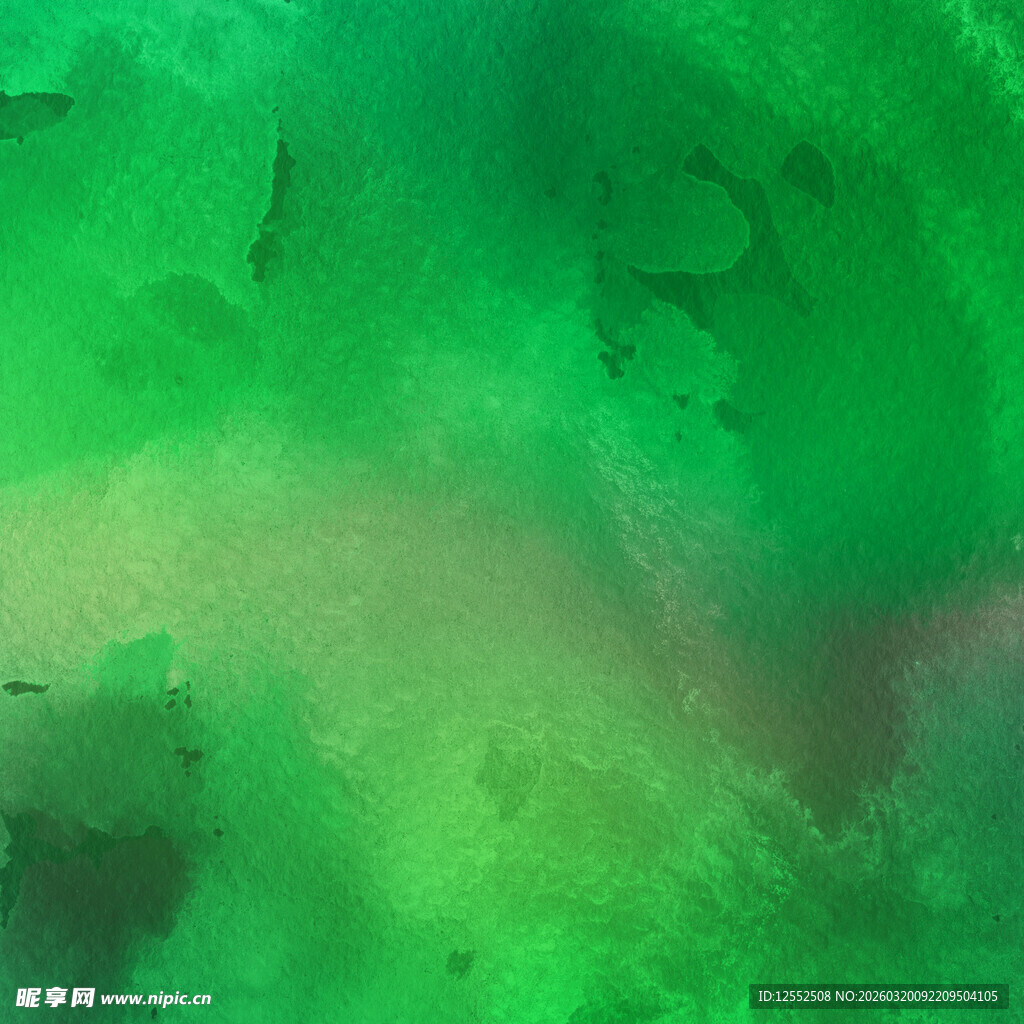绿色梦幻水彩背景纹理