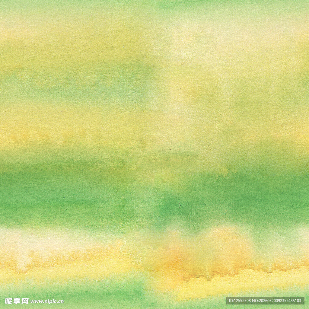 黄绿渐变水彩背景纹理