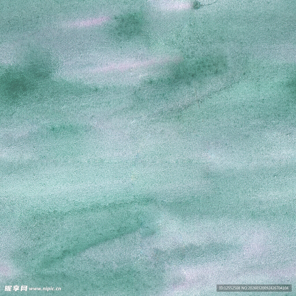 淡绿色梦幻水彩纹理背景