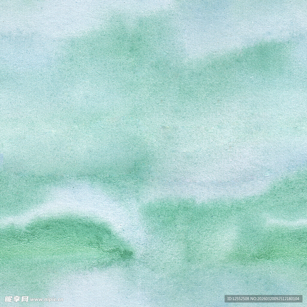 淡绿色水彩晕染纹理背景