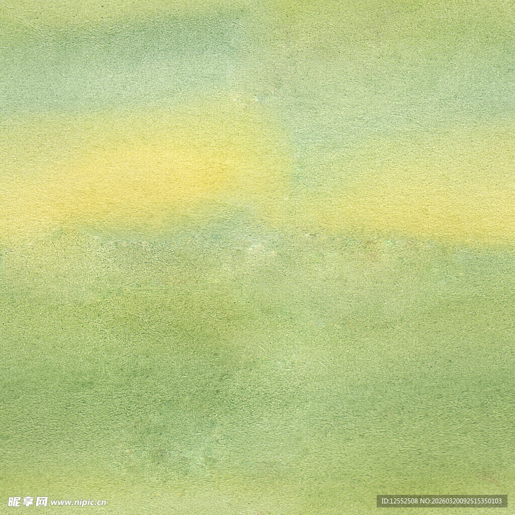 淡黄绿渐变水彩背景图