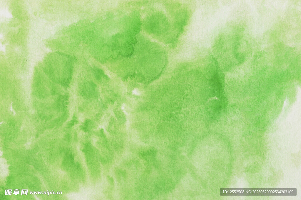 绿色水彩纹理背景