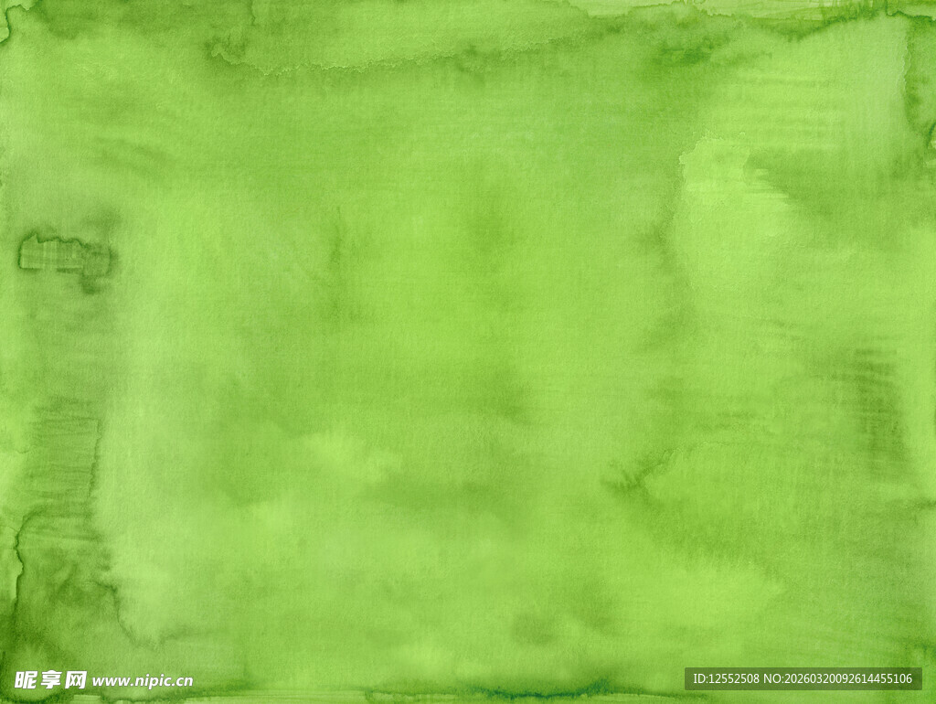 淡绿色水彩纹理背景图