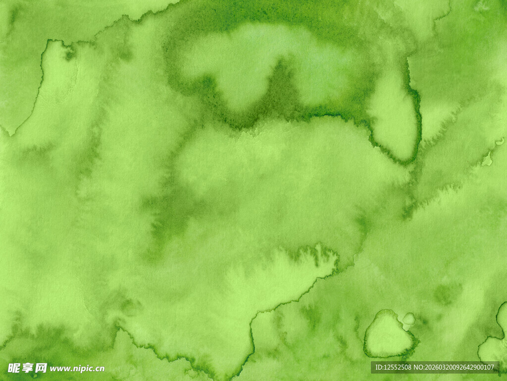 淡绿色水彩抽象纹理背景