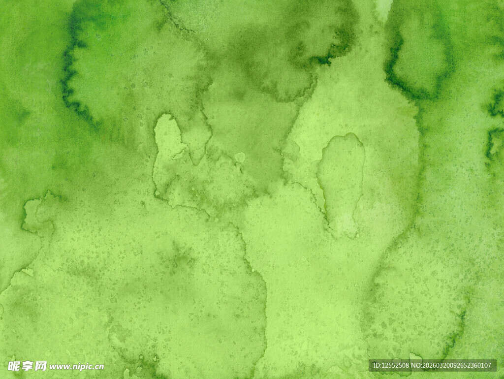 淡绿色水彩纹理背景图