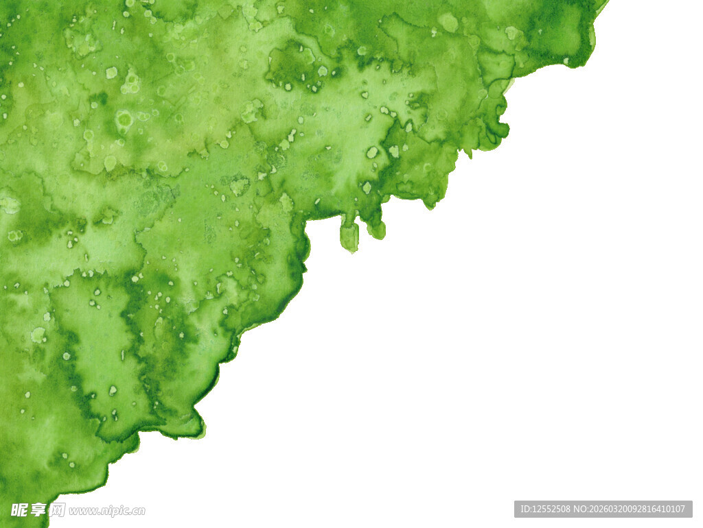 绿色水彩背景纹理图案