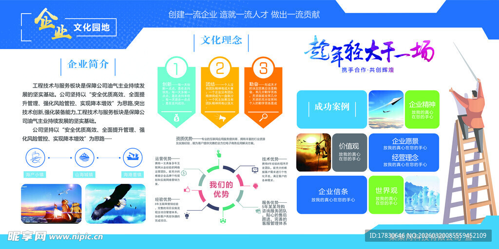 企业文化展板