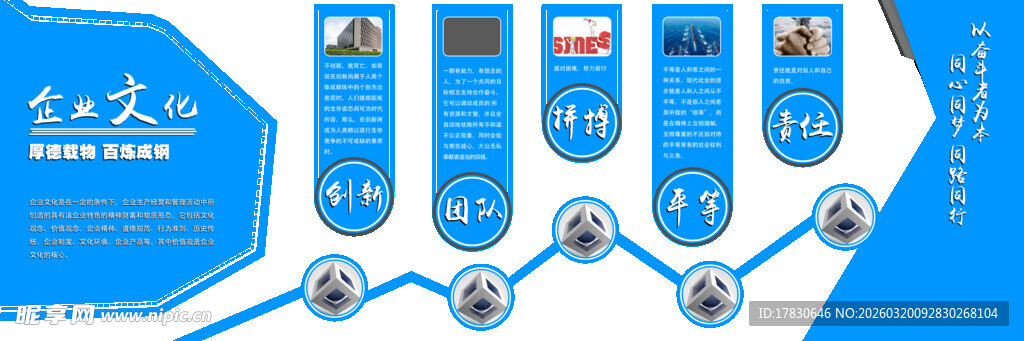 企业文化展板