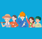 多样职业人物形象展示