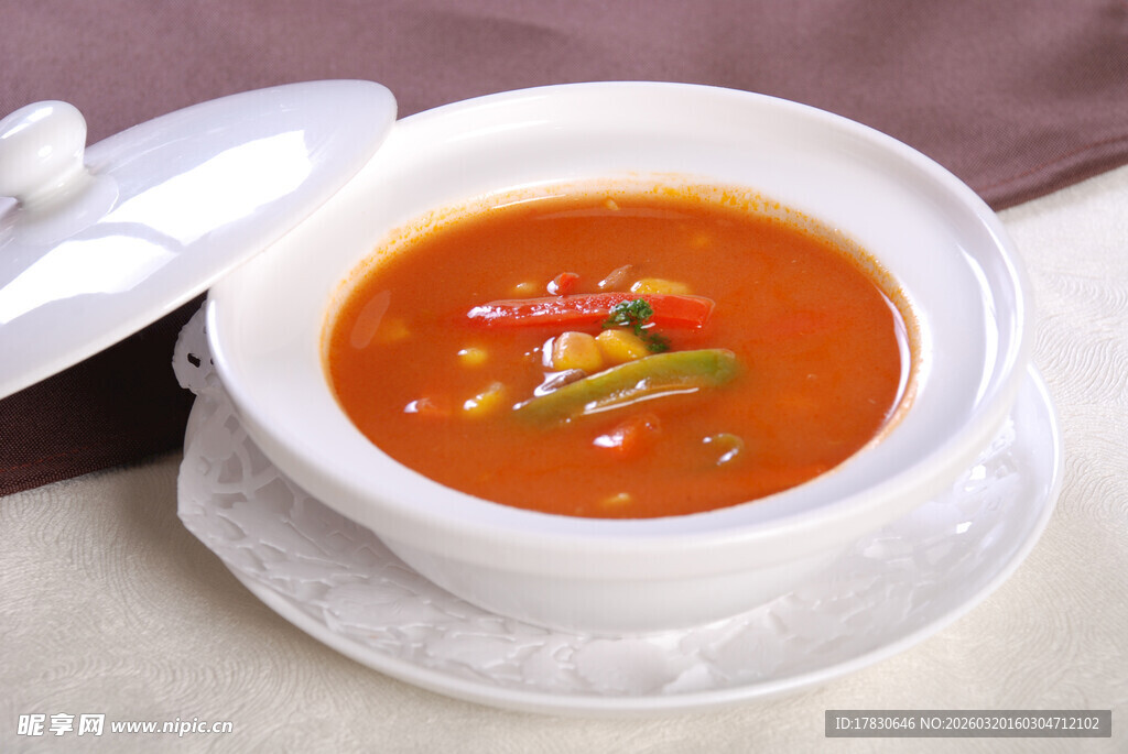 美味番茄汤营养又可口