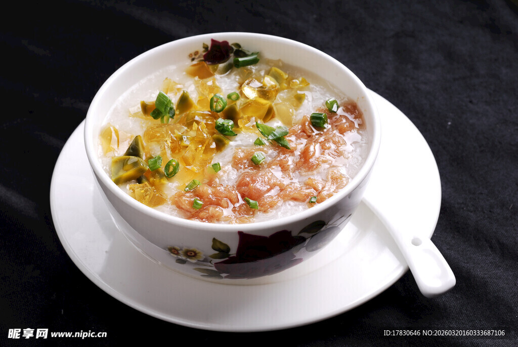 虾仁蛋花汤美食特写