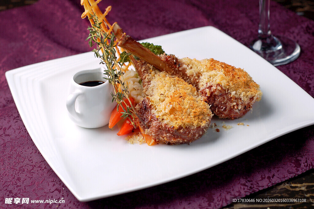 美味炸物摆盘精致佳肴