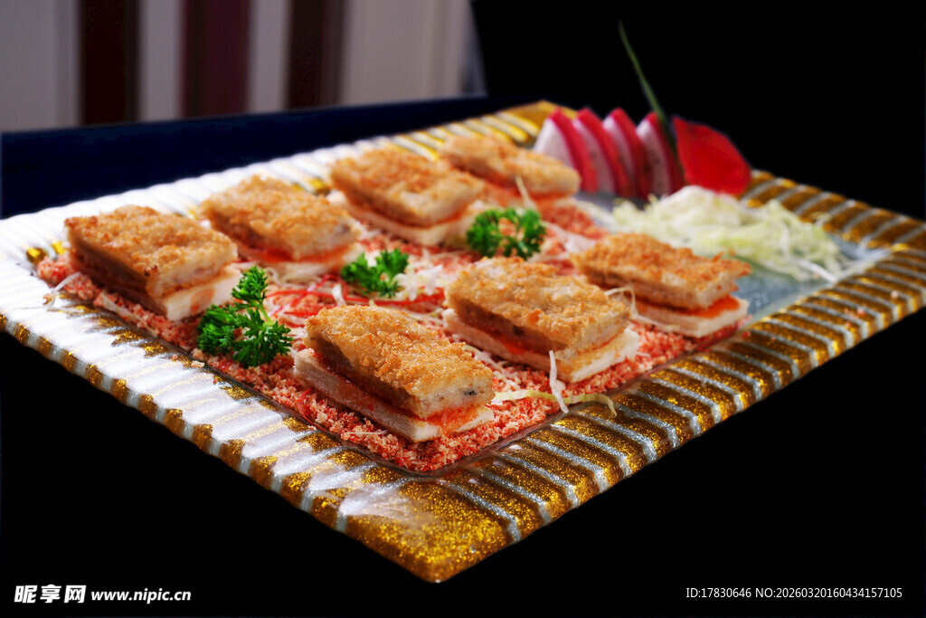 美味日式炸物拼盘