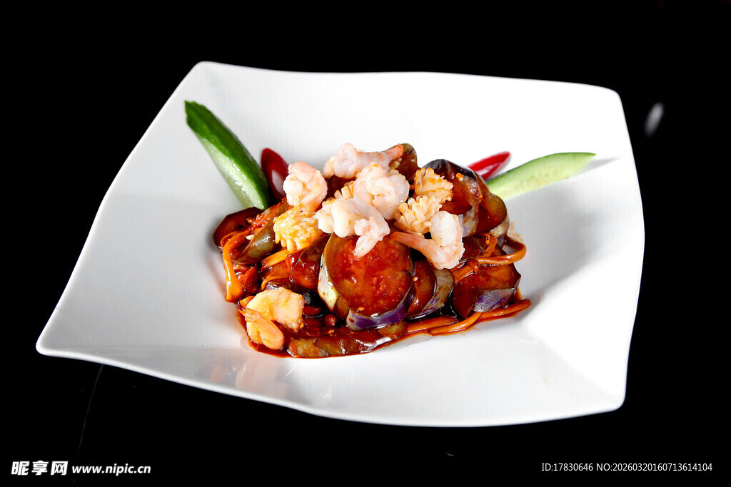 美味虾仁炒时蔬