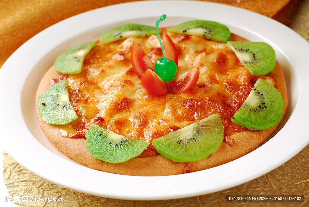 水果风味芝士披萨