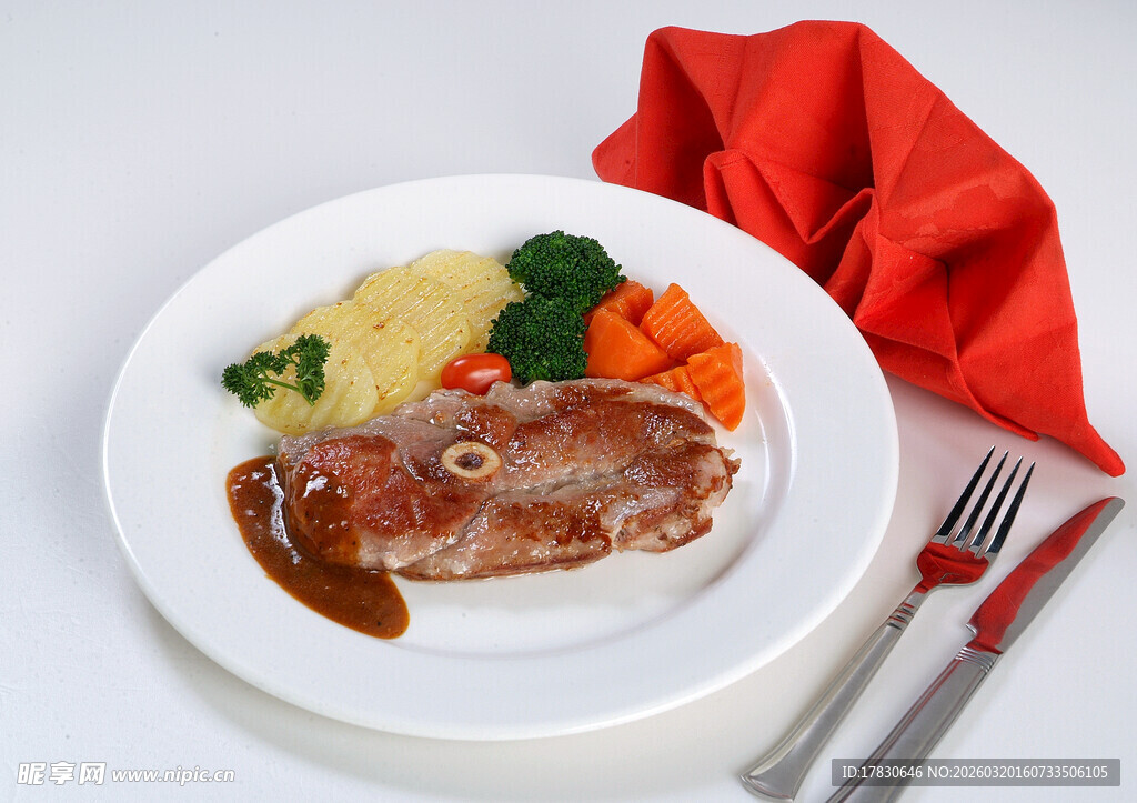 美味西餐摆盘视觉与味觉盛宴