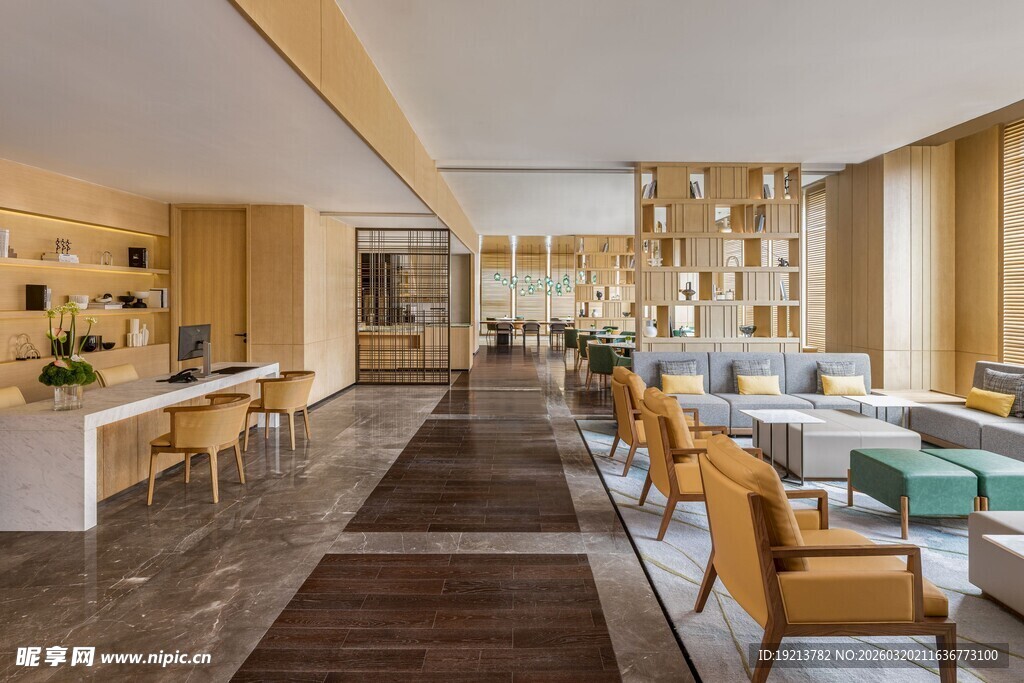 现代风格的舒适休闲大厅