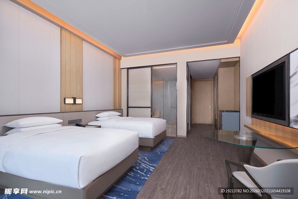 现代简约风格酒店客房
