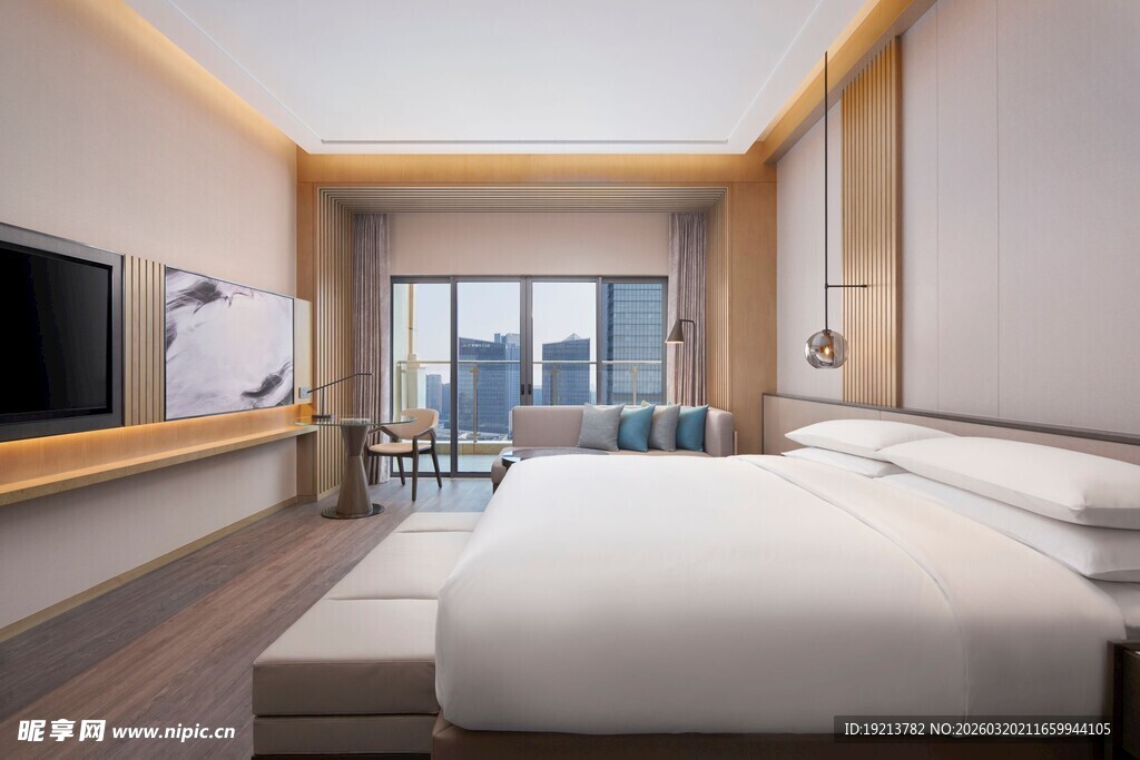 现代简约风格温馨卧室