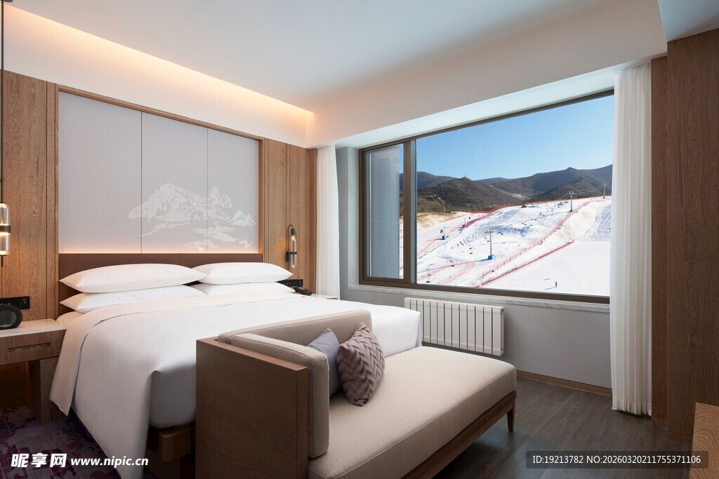 现代简约风豪华酒店卧室