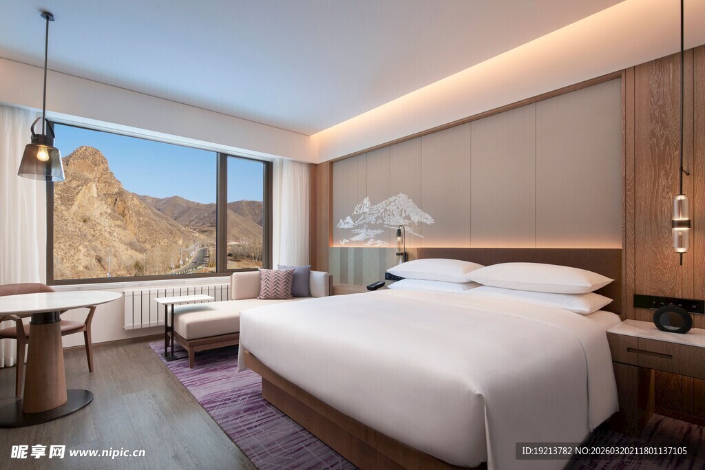 豪华观景酒店客房