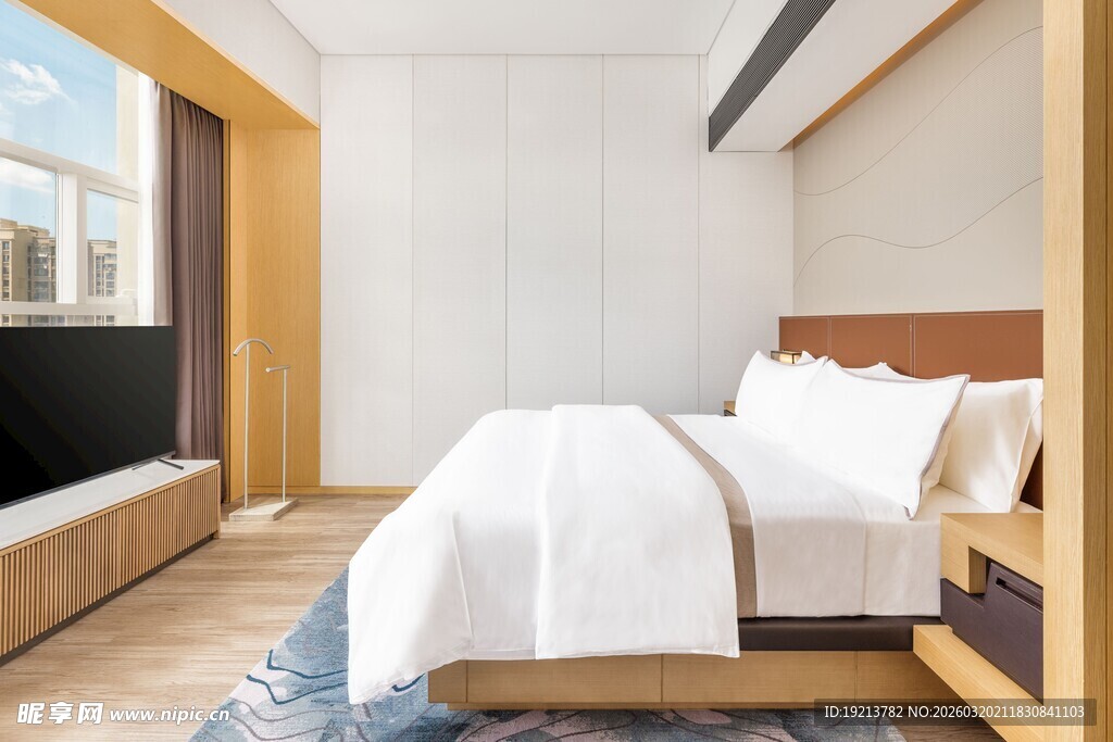 简约现代风格温馨卧室