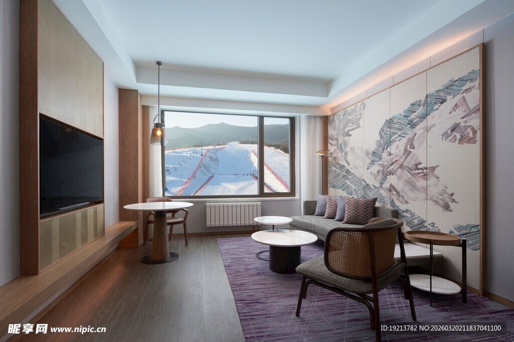 现代雅致客厅室内景观