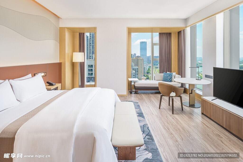 现代简约风格豪华酒店客房