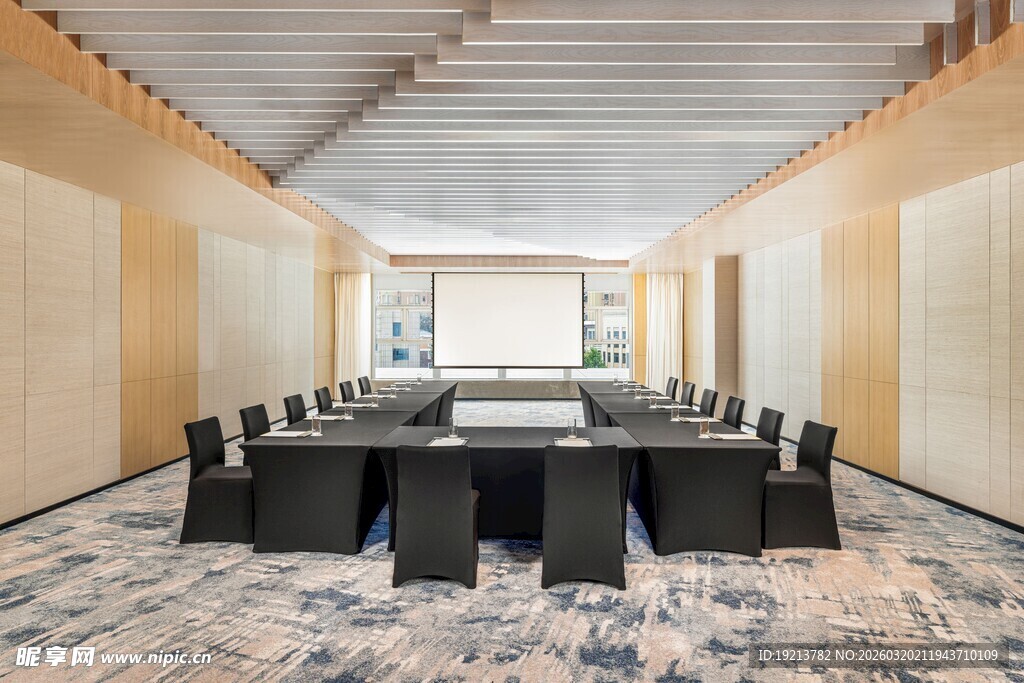现代简约风格会议室