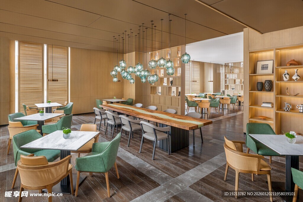 现代简约风餐厅室内场景