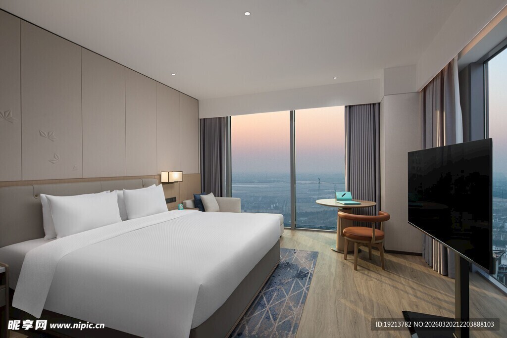 海景酒店客房温馨景致