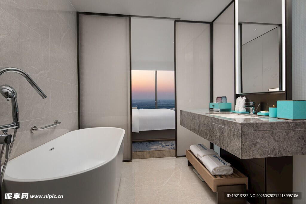 现代简约风浴室景观