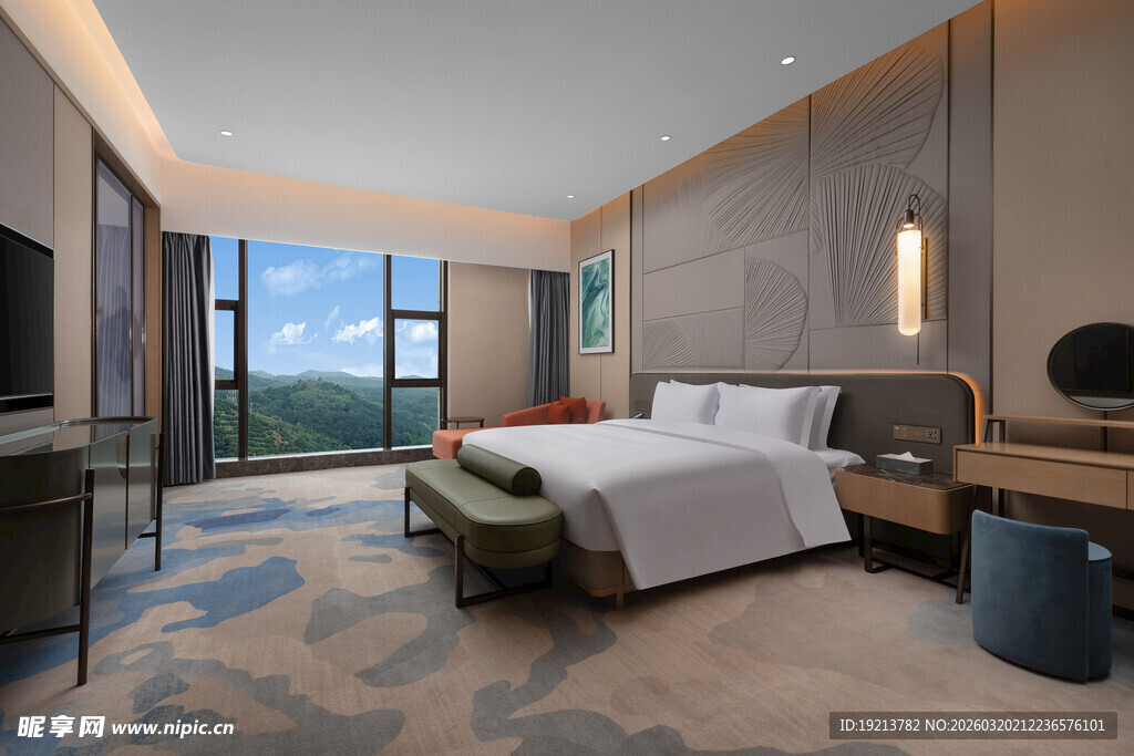 现代简约风豪华酒店客房
