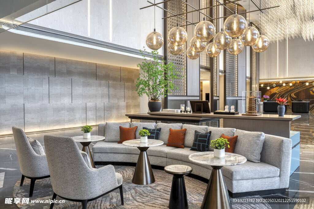 现代时尚的客厅室内设计