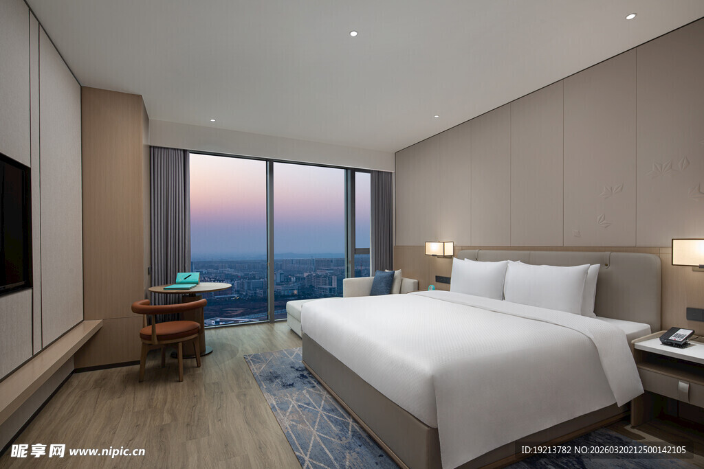 豪华观景酒店客房