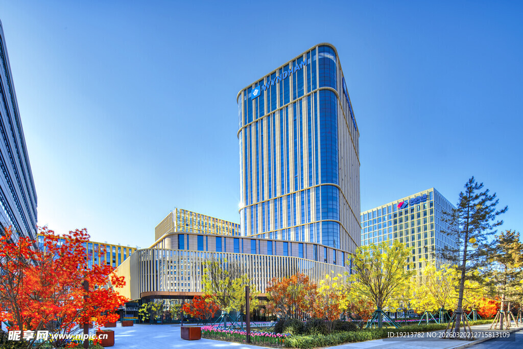 都市繁华商务建筑景观