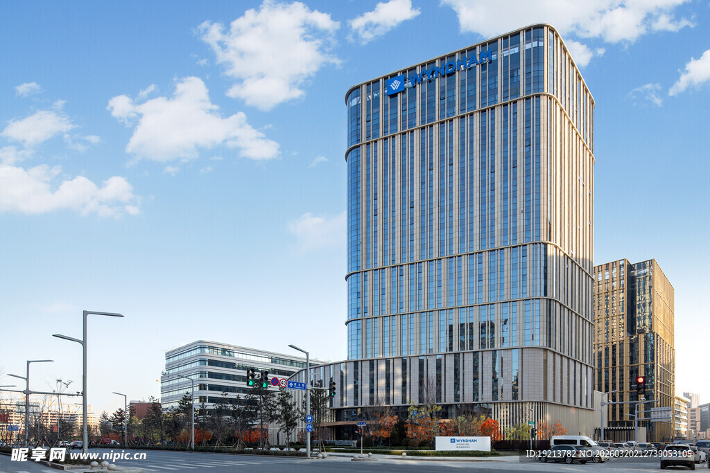 现代都市高楼大厦景观