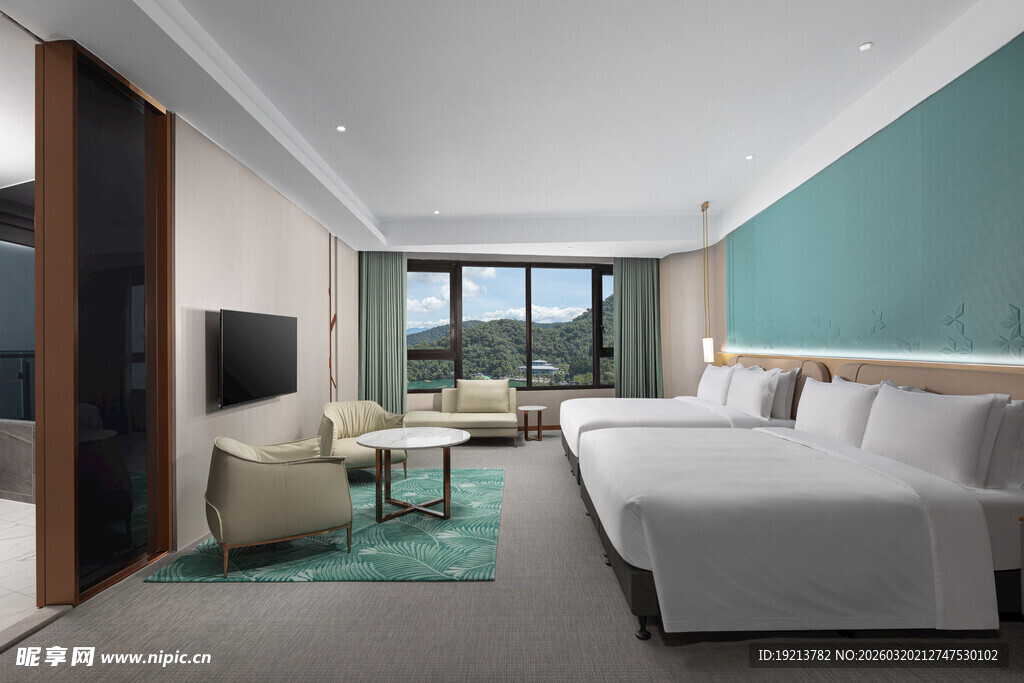 现代简约风格的舒适卧室