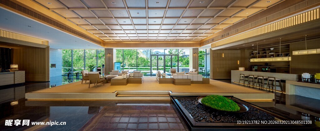 豪华室内台球休闲空间