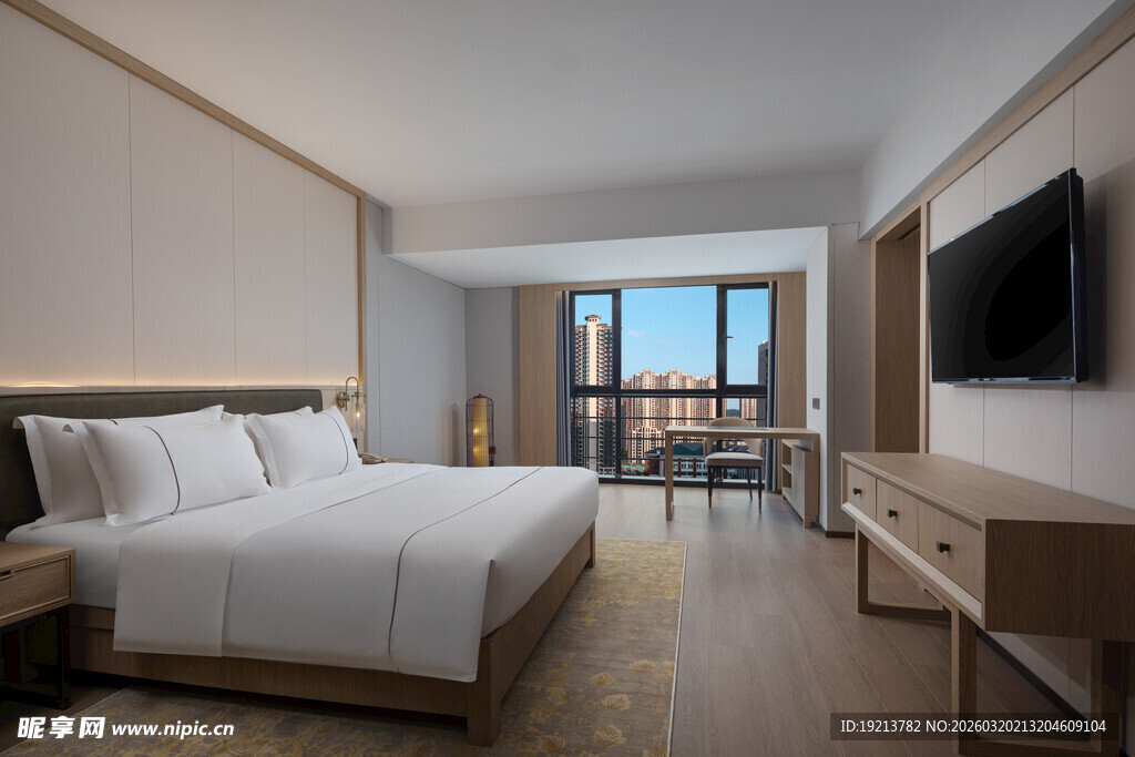 现代简约风格酒店客房