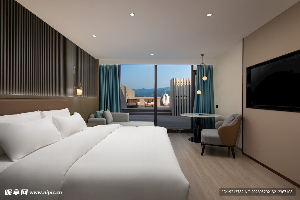 现代简约风格豪华酒店客房