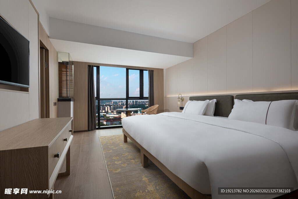 现代简约风格豪华酒店客房